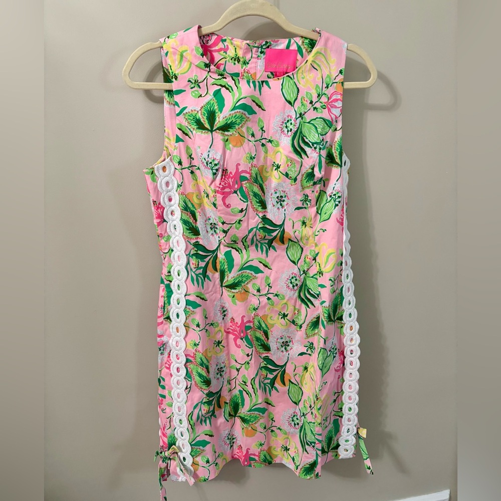 NWT Lilly Pulitzer Pink Sleeveless Sheath Dress Resort Wear